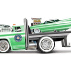 1966 Chevrolet C60 Flatbed Truck Green Metallic with White Top 