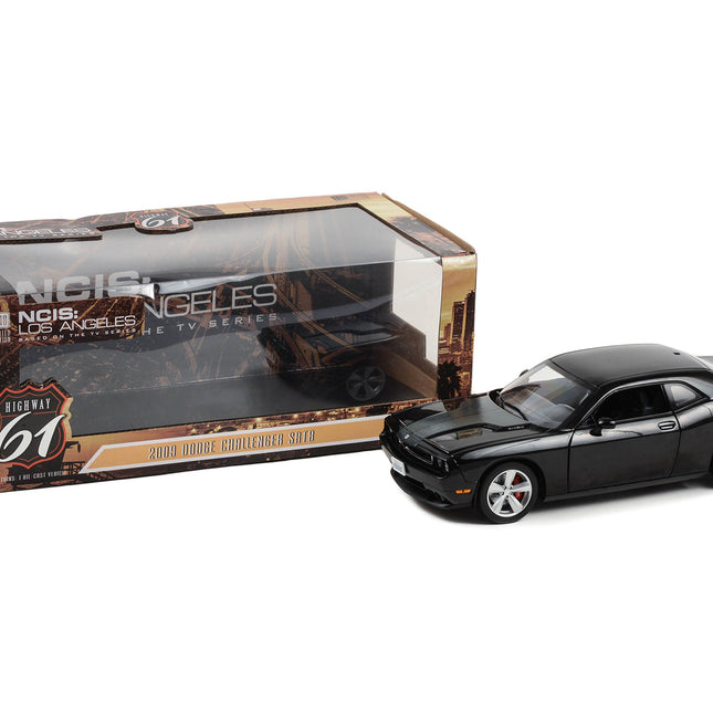 2009 Dodge Challenger SRT8 Brilliant Black "NCIS: Los Angeles" (2009-Current) TV Series 1/18 Diecast Model Car by Highway 61