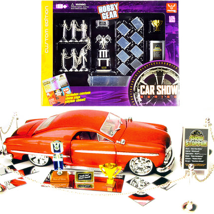 "Car Show Trophy Winner" Accessories Set for 1/24 Model Cars by Phoenix Toys