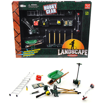 "Landscape Service" Accessories Set for 1/24 Scale Models by Phoenix Toys