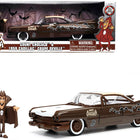 1959 Cadillac Coupe DeVille Brown and White with Graphics and Count Chocula Diecast Figurine 