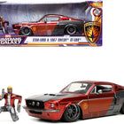 1967 Ford Mustang Shelby GT-500 Red Metallic and Gray Metallic with Star-Lord Diecast Figurine 