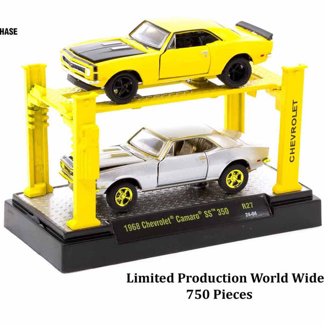 "Auto Lifts" Set of 6 pieces Series 27 Limited Edition to 4750 pieces Worldwide 1/64 Diecast Model Cars by M2 Machines