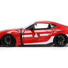 2020 Toyota Supra Red with Graphics and Miriya Sterling Diecast Figurine 