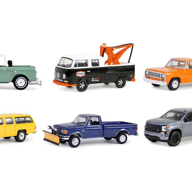 "Blue Collar Collection" Set of 6 pieces Series 13 1/64 Diecast Model Cars by Greenlight