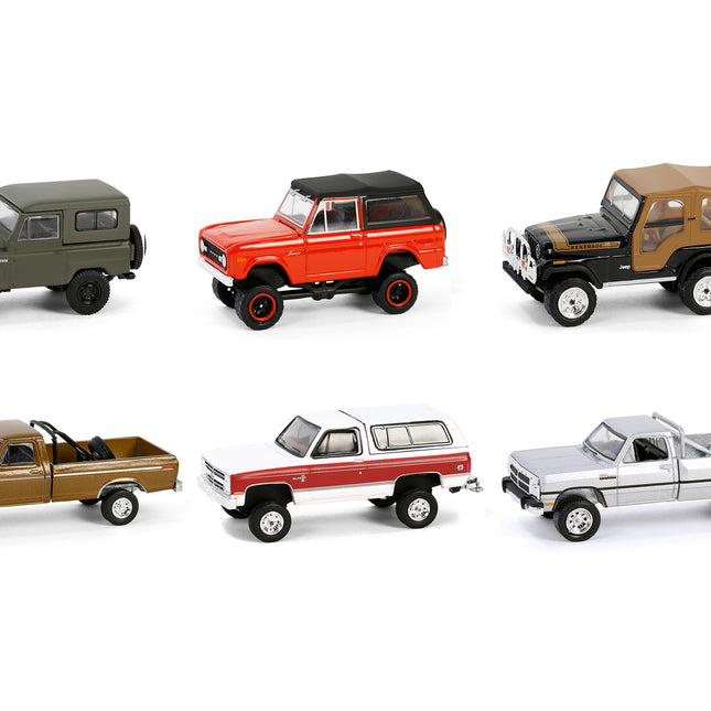 "All Terrain" Series 16 Set of 6 pieces 1/64 Diecast Model Cars by Greenlight