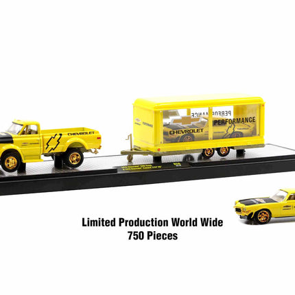 Auto Haulers Set of 3 Trucks Release 58 Limited Edition to 8400 pieces Worldwide 1/64 Diecast Model Cars by M2 Machines