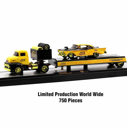 Auto Haulers Set of 3 Trucks Release 59 Limited Edition to 8400 pieces Worldwide 1/64 Diecast Model Cars by M2 Machines