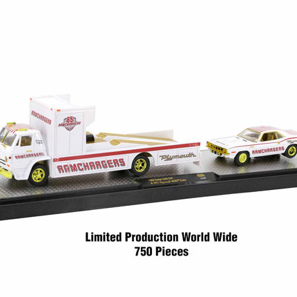 Auto Haulers Set of 3 Trucks Release 66 Limited Edition to 9600 pieces Worldwide 1/64 Diecast Models by M2 Machines