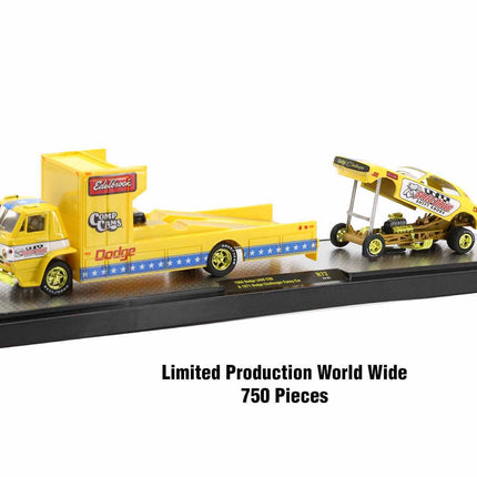 Auto Haulers Set of 3 Trucks Release 72 Limited Edition to 9000 pieces Worldwide 1/64 Diecast Models by M2 Machines