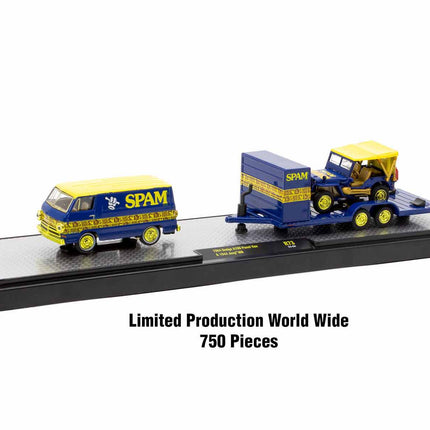 Auto Haulers Set of 3 Trucks Release 73 Limited Edition to 9000 pieces Worldwide 1/64 Diecast Model Cars by M2 Machines