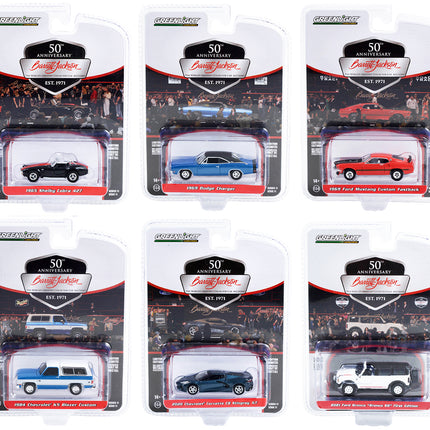 Barrett Jackson "Scottsdale Edition" Set of 6 Cars Series 11 1/64 Diecast Model Cars by Greenlight