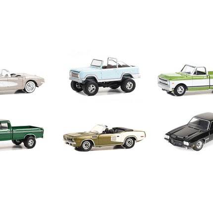 Barrett Jackson "Scottsdale Edition" Set of 6 Cars Series 13 1/64 Diecast Model Cars by Greenlight