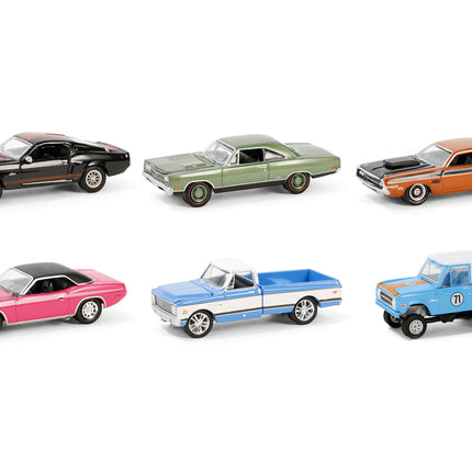 Barrett Jackson "Scottsdale Edition" Set of 6 Cars Series 14 1/64 Diecast Model Cars by Greenlight