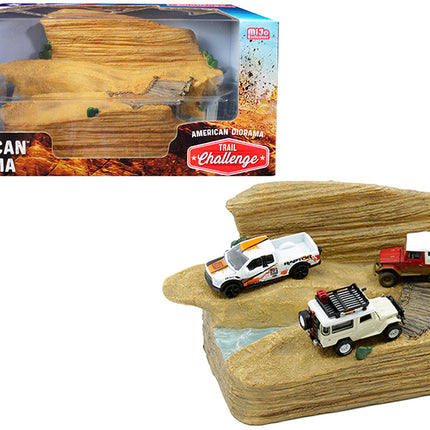 "Trail Challenge" Resin Diorama for 1/64 Scale Models by American Diorama