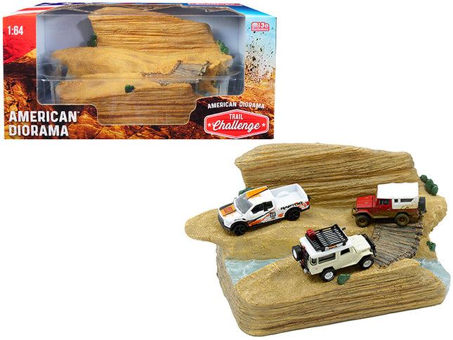 "Trail Challenge" Resin Diorama for 1/64 Scale Models by American Diorama