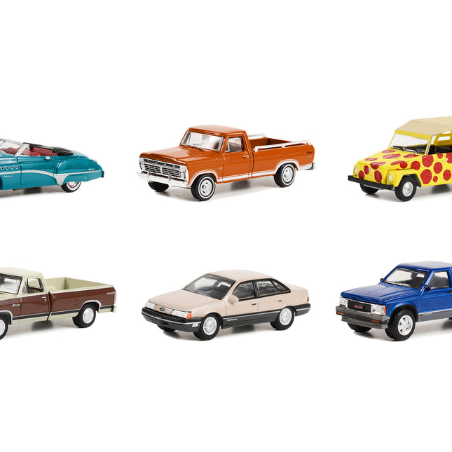 "Vintage Ad Cars" Set of 6 pieces Series 8 1/64 Diecast Model Cars by Greenlight