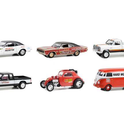 "Running on Empty" 6 piece Set Series 16 1/64 Diecast Model Cars by Greenlight