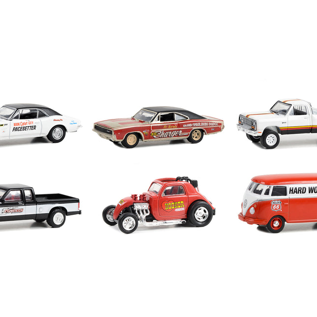 "Running on Empty" 6 piece Set Series 16 1/64 Diecast Model Cars by Greenlight