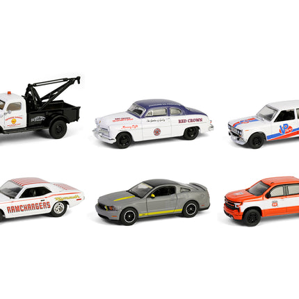 "Running on Empty" 6 piece Set Series 17 1/64 Diecast Model Cars by Greenlight