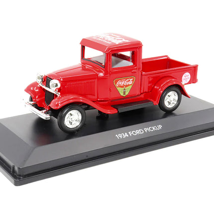 1934 Ford Pickup Truck "Coca-Cola" Red 1/43 Diecast Model Car by Motor City Classics