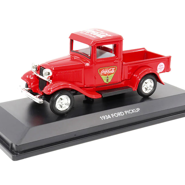 1934 Ford Pickup Truck "Coca-Cola" Red 1/43 Diecast Model Car by Motor City Classics