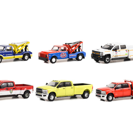 "Dually Drivers" Set of 6 Trucks Series 11 1/64 Diecast Model Cars by Greenlight