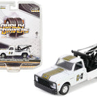 1972 Chevrolet C-30 Dually Wrecker Tow Truck White with Gold Stripes 