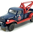 1950 Dodge Power Wagon Tow Truck Dark Blue (Weathered) 