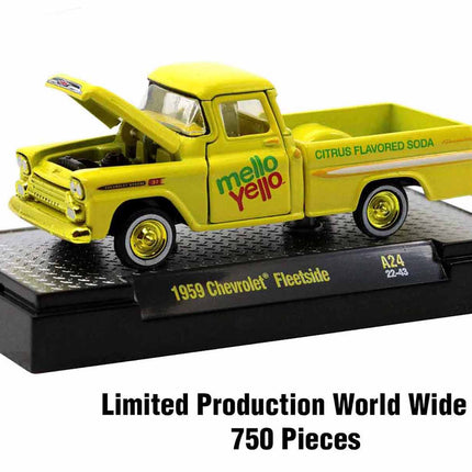 "Sodas" Set of 3 pieces Release 24 Limited Edition to 8750 pieces Worldwide 1/64 Diecast Model Cars by M2 Machines