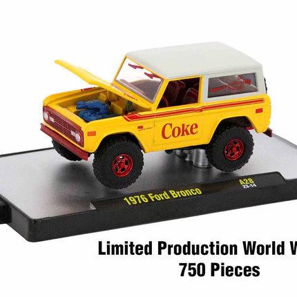 "Sodas" Set of 3 pieces Release 28 Limited Edition to 4650 pieces Worldwide 1/64 Diecast Model Cars by M2 Machines