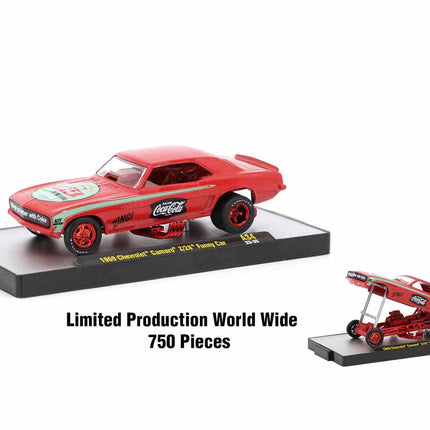 "Coca-Cola" Set of 3 pieces Release 34 Limited Edition to 10000 pieces Worldwide 1/64 Diecast Model Cars by M2 Machines