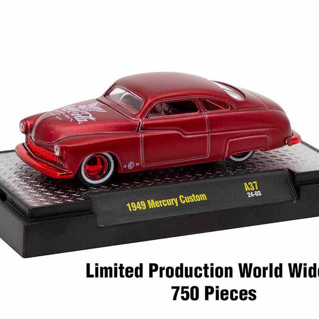 "Coca-Cola" Set of 3 pieces Release 37 Limited Edition to 10000 pieces Worldwide 1/64 Diecast Model Cars by M2 Machines