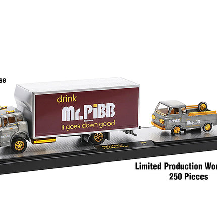 Auto Haulers "3 Sodas" Set of 3 pieces Release 12 Limited Edition to 7400 pieces Worldwide 1/64 Diecast Models by M2 Machines