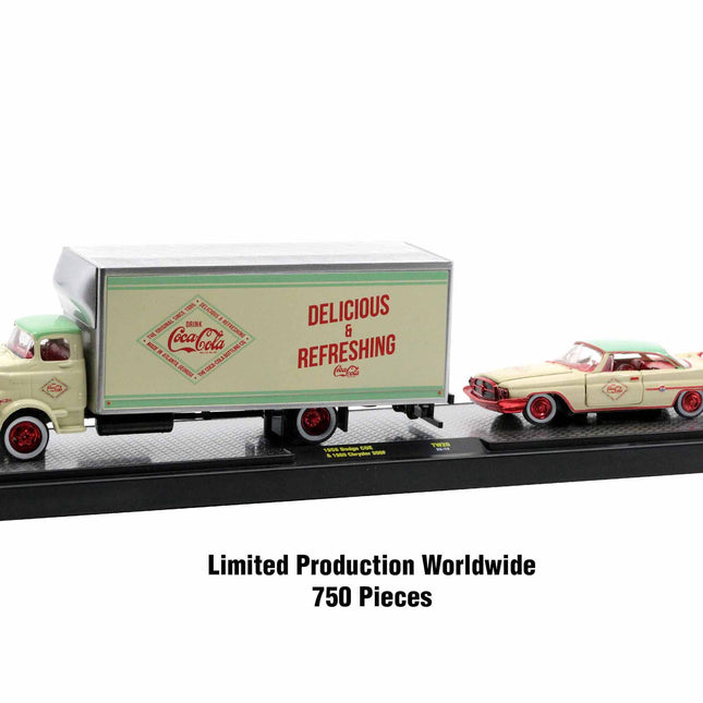 Auto Haulers "Coca-Cola" Set of 3 pieces Release 20 Limited Edition to 8400 pieces Worldwide 1/64 Diecast Models by M2 Machines