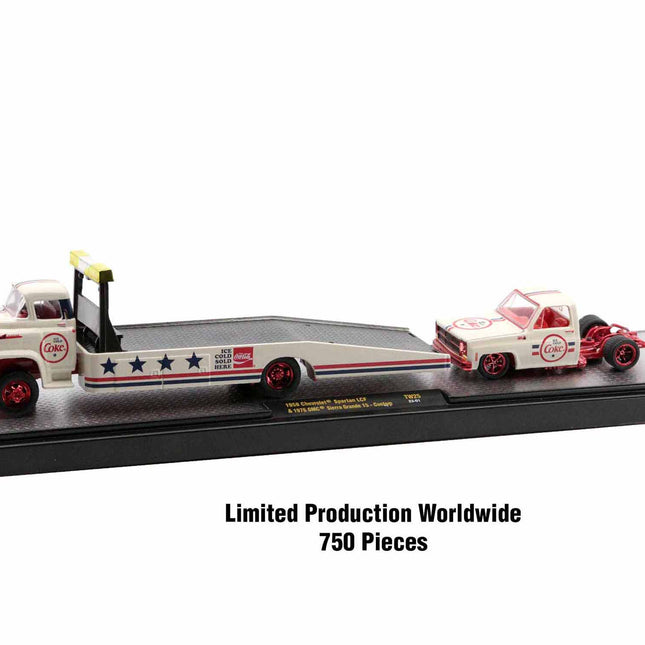 Auto Haulers "Soda" Set of 3 pieces Release 25 Limited Edition to 8400 pieces Worldwide 1/64 Diecast Models by M2 Machines