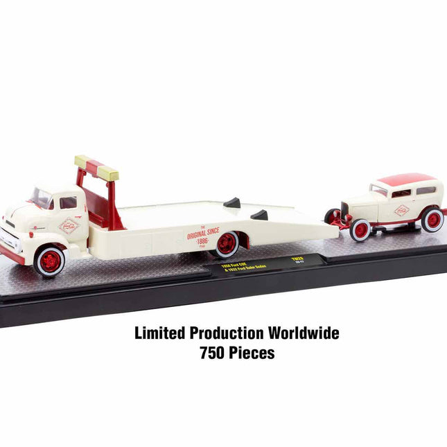 Auto Haulers "Coca-Cola" Set of 3 pieces Release 29 Limited Edition to 8650 pieces Worldwide 1/64 Diecast Models by M2 Machines