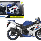 2008 Suzuki GSX-R1000 Blue Bike Motorcycle 1/12 by New Ray