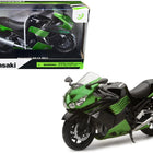 2011 Kawasaki ZX-14 Ninja Green Motorcycle Model 1/12 by New Ray