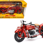 1930 Indian 4 Red 1/12 Diecast Motorcycle Model by New Ray