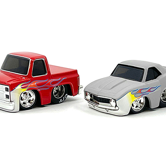 "Pro Street" Series 1 Chevrolet Double Pack Set of 2 Cars Diecast Model Cars by CarTuned