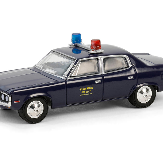 1972 AMC Matador "United States Air Force" Dark Blue "Battalion 64" Series 4 1/64 Diecast Model Car by Greenlight