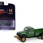 1947 Dodge Power Wagon Pickup Truck Green Metallic and Black 