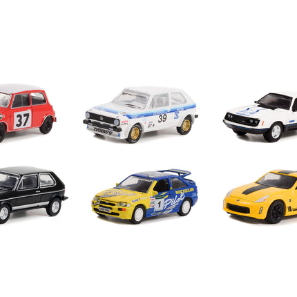 "Hot Hatches" Set of 6 pieces Series 2 1/64 Diecast Model Cars by Greenlight