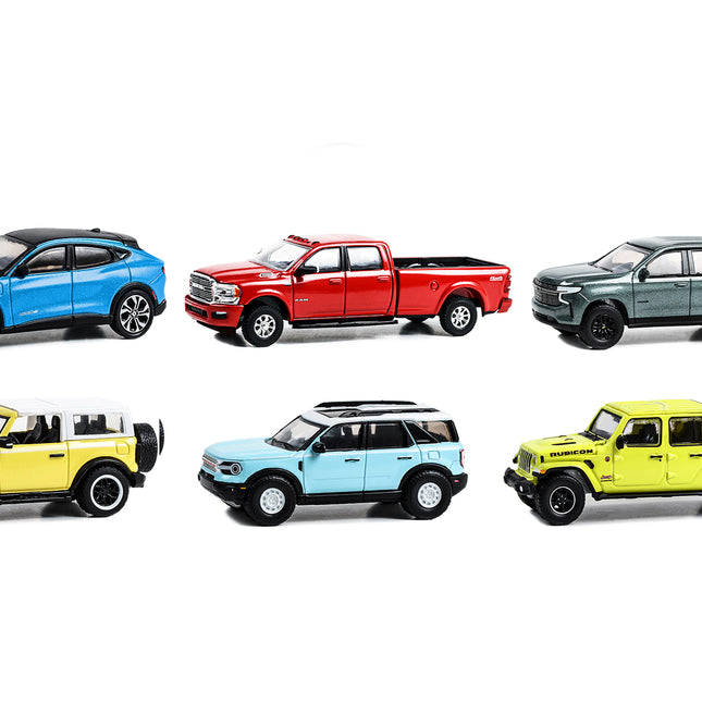 "Showroom Floor" Set of 6 Cars Series 3 1/64 Diecast Model Cars by Greenlight