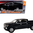 2019 GMC Sierra 1500 Denali Crew Cab Pickup Truck Black 1/24-1/27 Diecast Model Car by Motormax