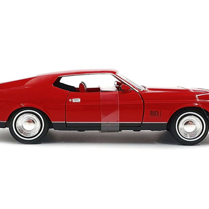 1971 Ford Mustang Mach 1 Red James Bond 007 "Diamonds are Forever" (1971) Movie "James Bond Collection" Series 1/24 Diecast Model Car by Motormax