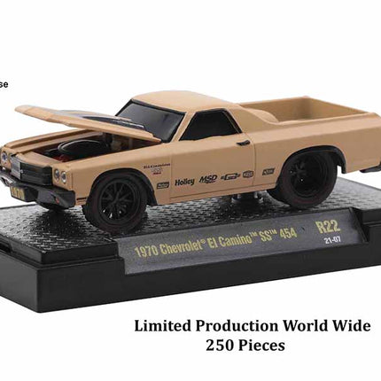 "Ground Pounders" 6 Cars Set Release 22 IN DISPLAY CASES Limited Edition to 7750 pieces Worldwide 1/64 Diecast Model Cars by M2 Machines