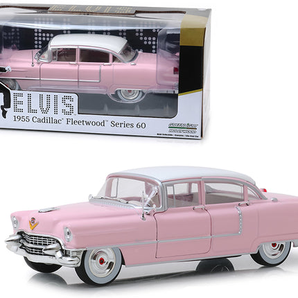 1955 Cadillac Fleetwood Series 60 "Pink Cadillac" Elvis Presley (1935-1977) 1/24 Diecast Model Car by Greenlight