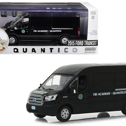 2015 Ford Transit Van Black "FBI Academy Quantico" "Quantico" (2015-2018) TV Series 1/43 Diecast Model Car by Greenlight